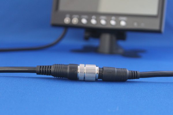 stekkerverbinding 7 inch monitor